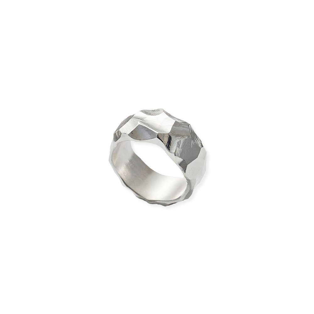 JKPT STORE / RAUK NARROW RING 101483 CARVED SILVER