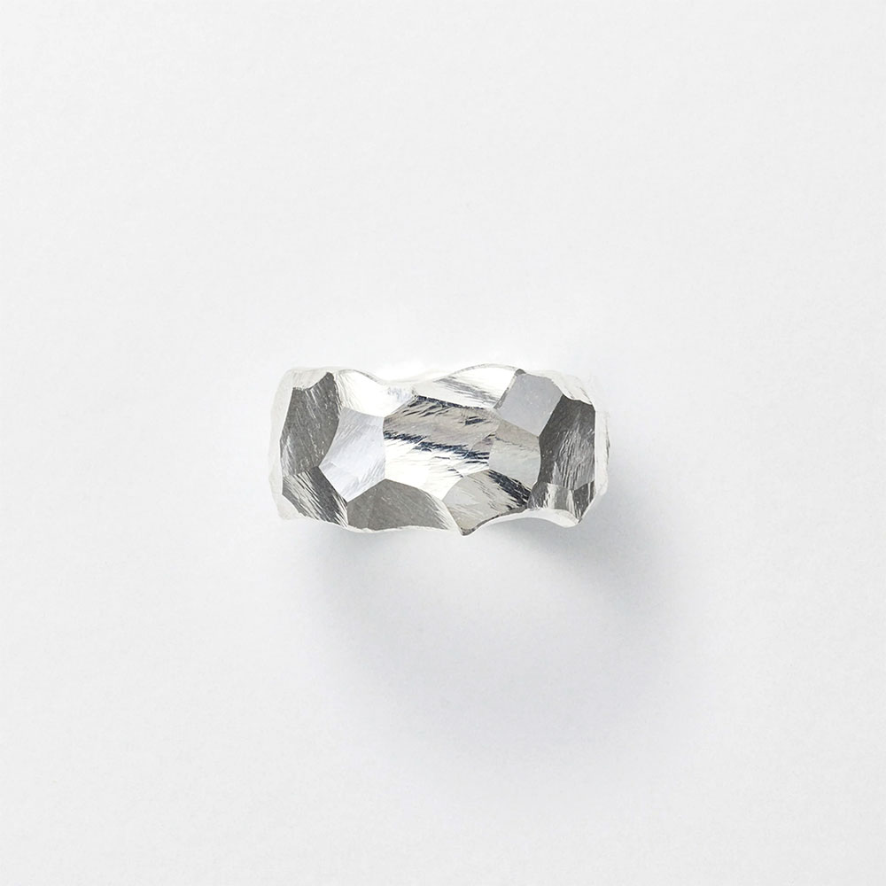 JKPT STORE / RAUK NARROW RING 101483 CARVED SILVER