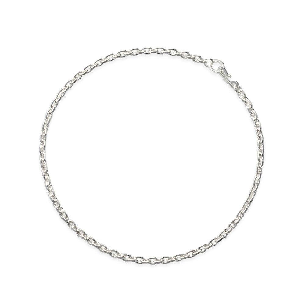 新品未使用 allblues fold necklace silver