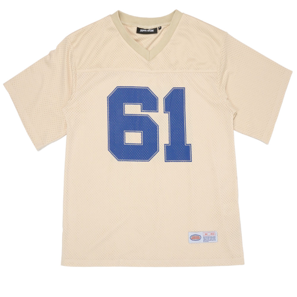 STAMP LOGO PRACTICE JERSEY CREAM/BLUE