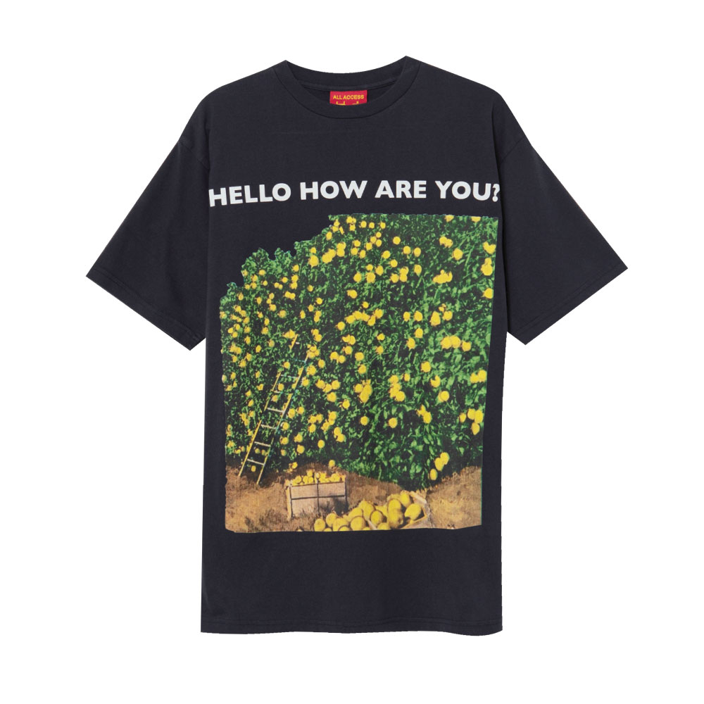 HELLO HOW ARE YOU T-SHIRT NAVY BLUE