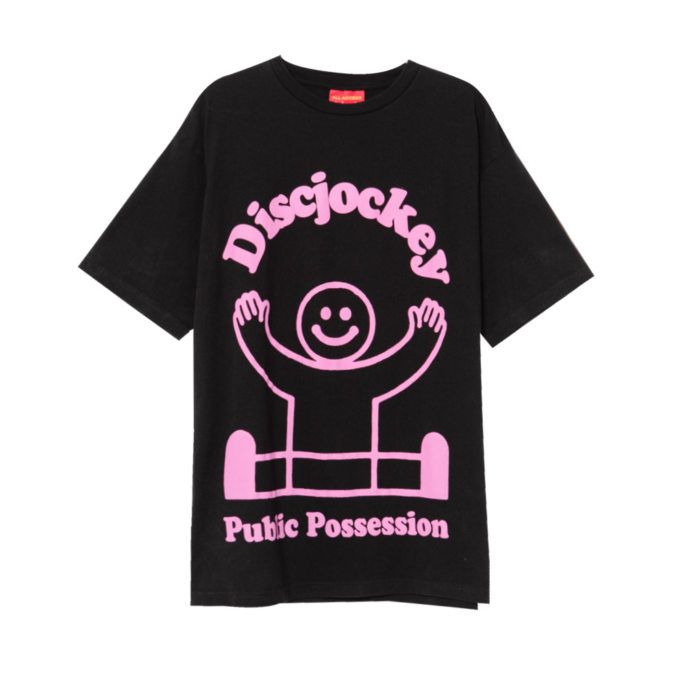DEEJAY T-SHIRT BLACK/VINTAGE WASH
