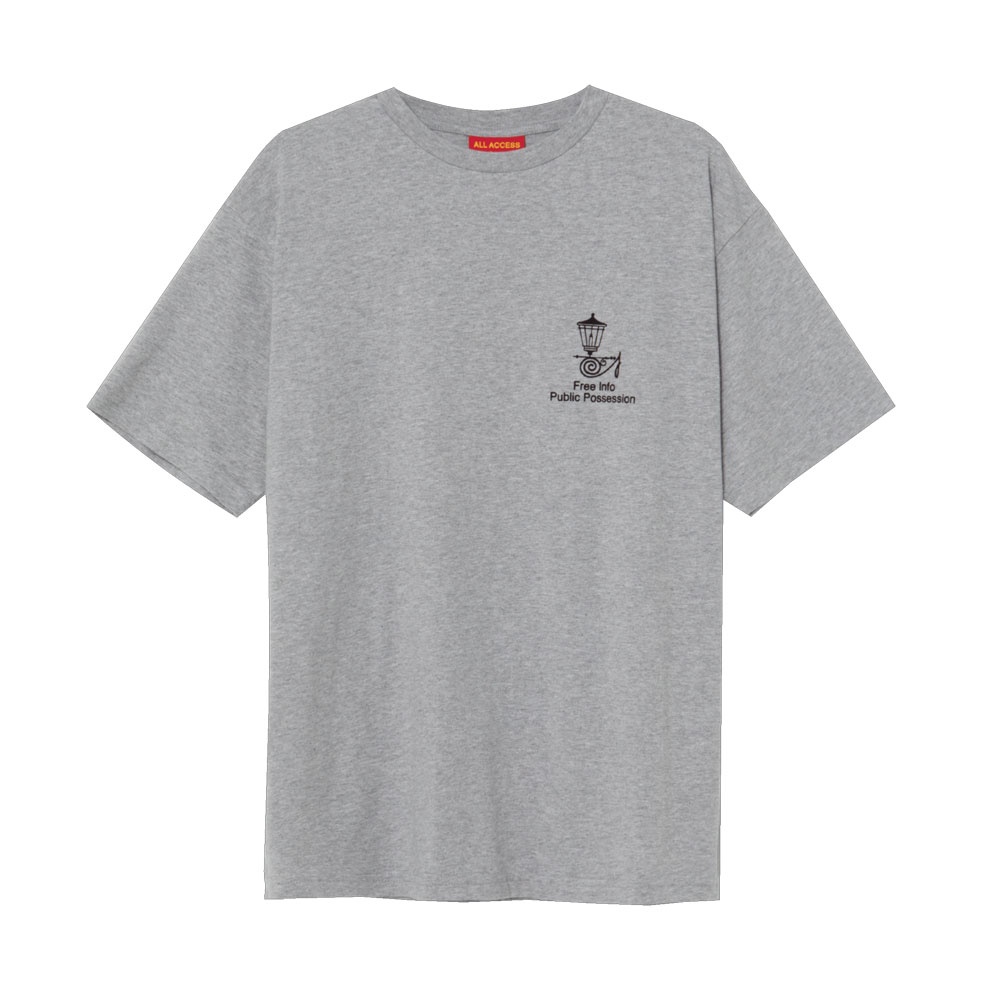 FREE INFO T-SHIRT HEATHER GREY