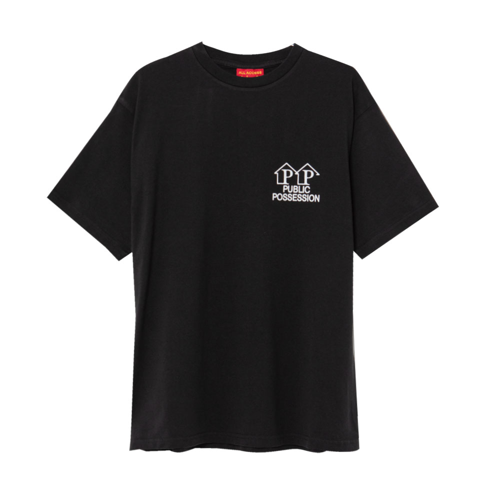 PP SHOP SOUVENIR T-SHIRT BLACK