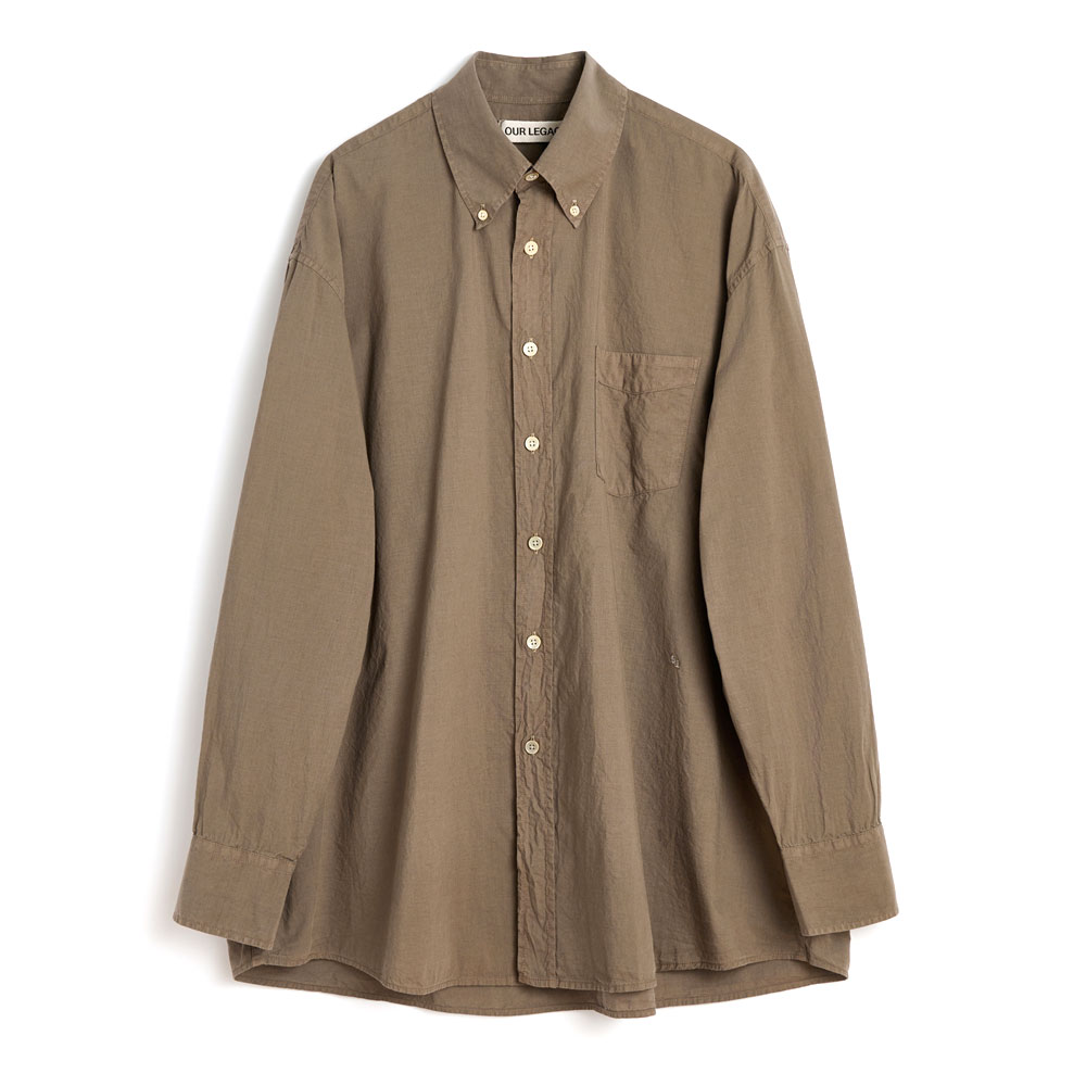 BORROWED BD SHIRT CLAY COTTON VOILE