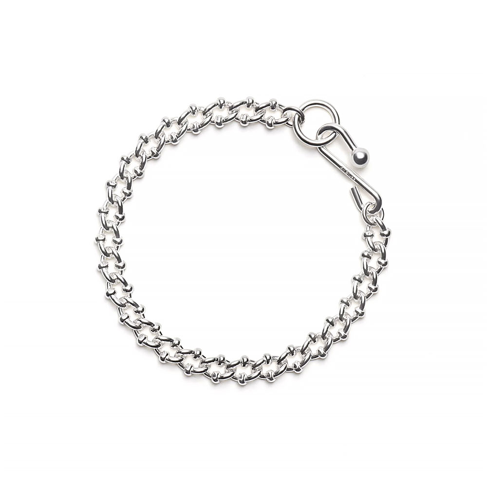DNA BRACELET 101557 POLISHED SILVER