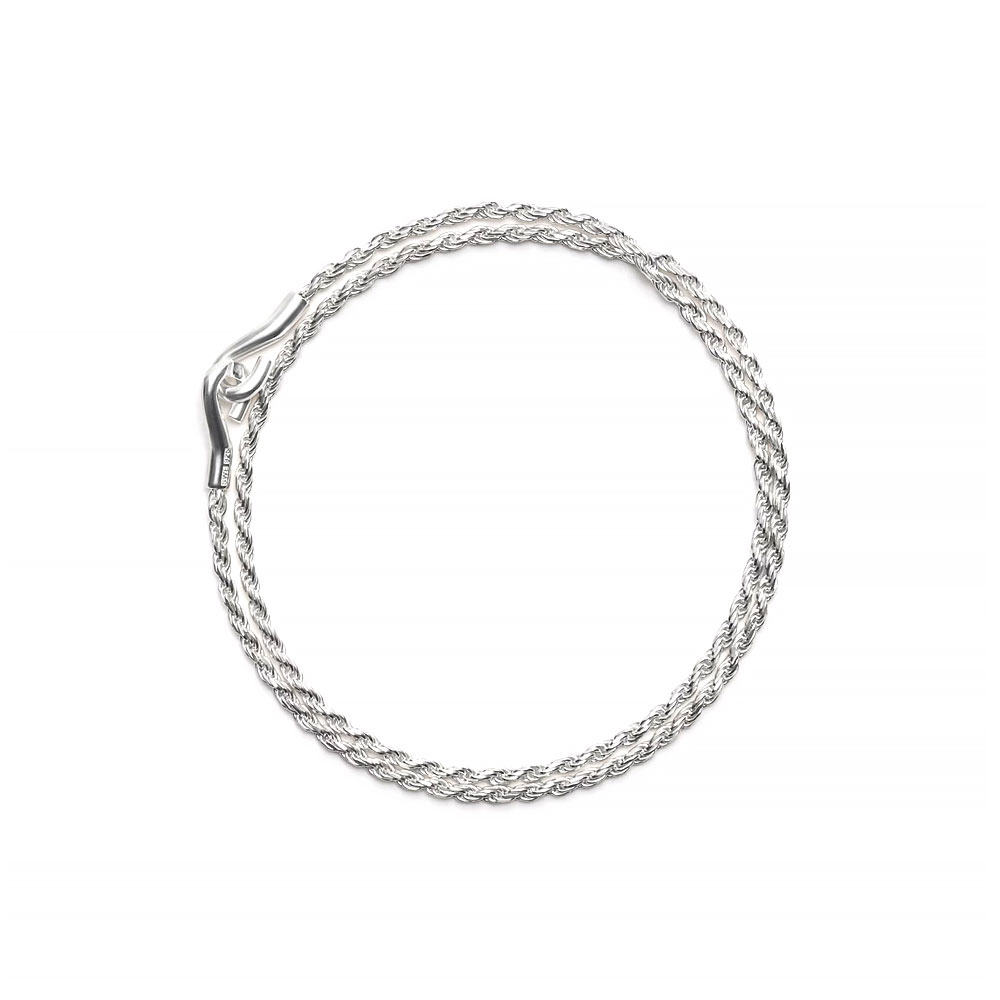 ROPE BRACELET 101948 POLISHED SILVER