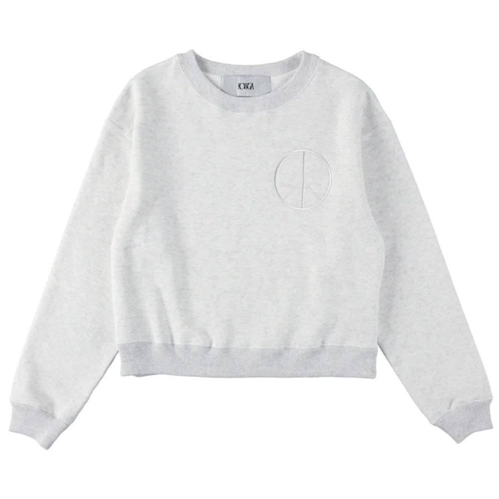 CREW NECK SWEAT ASH GREY