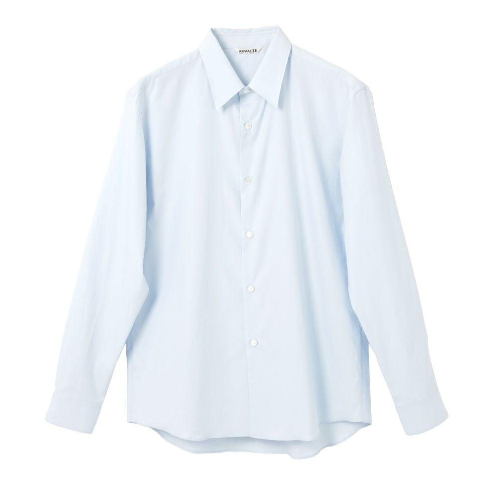 WASHED FINX TWILL SLIM SHIRT LIGHT BLUE A26AS03TN