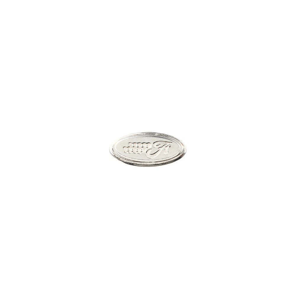 EMBLEM EARRING SILVER
