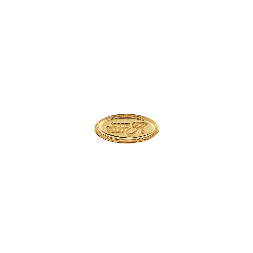 EMBLEM EARRING 18KGP