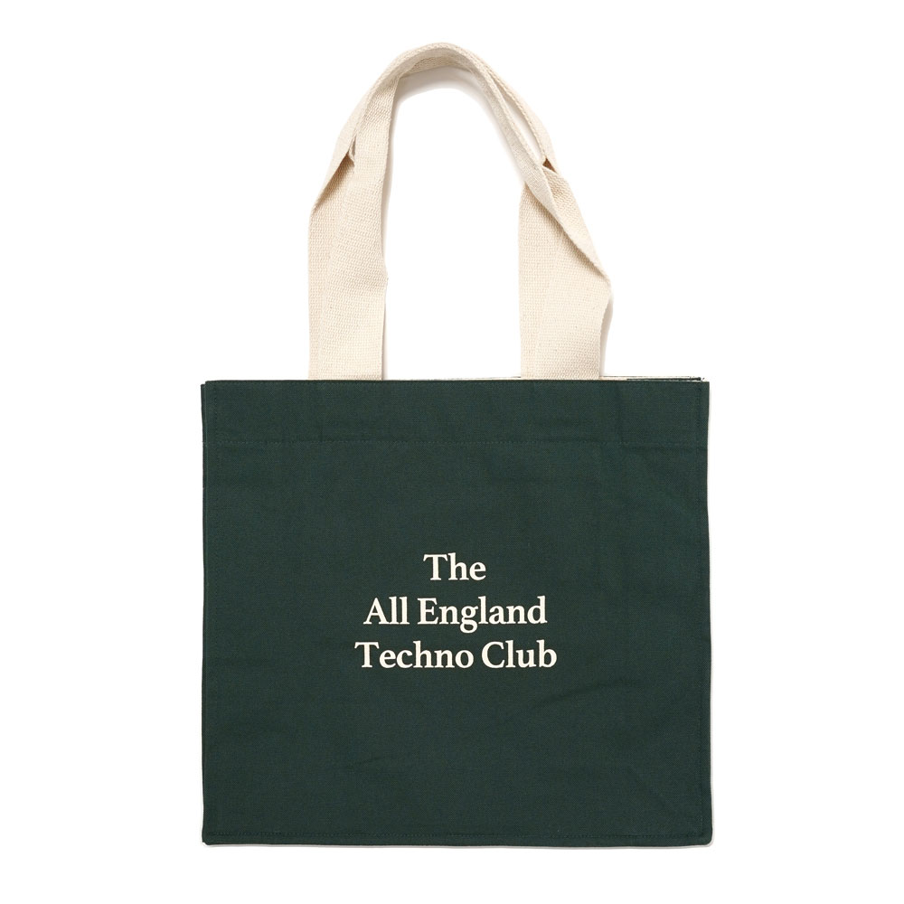 THE ALL ENGLAND TECHNO CLUB BAG FOREST GREEN CANVAS