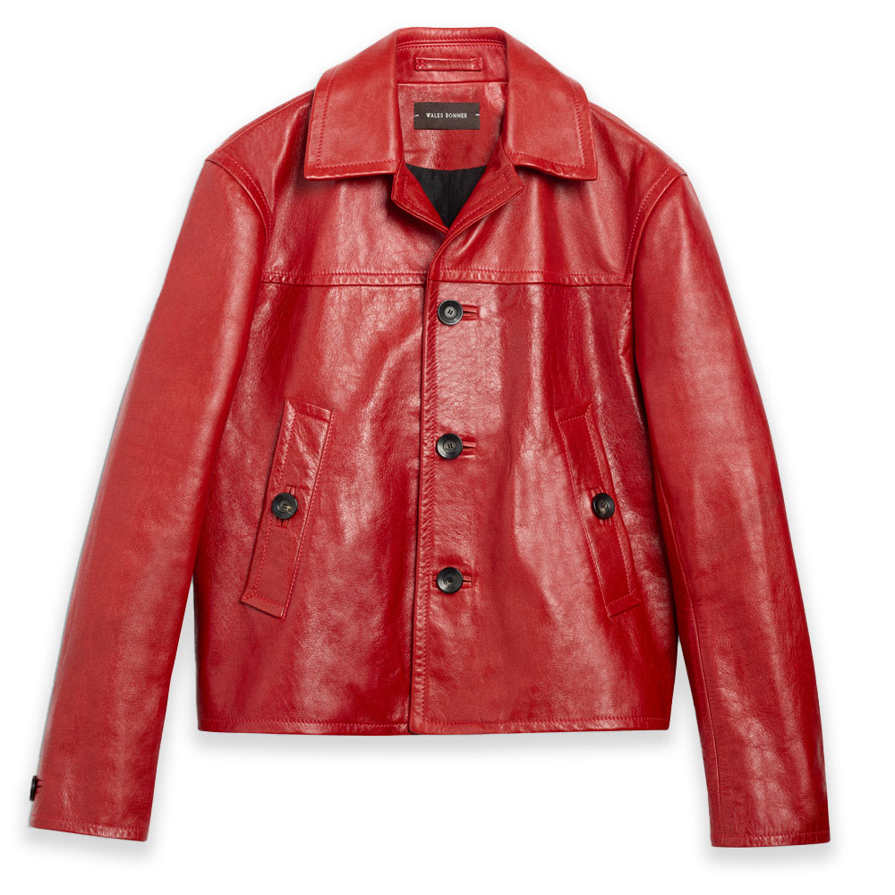 KAMALA LEATHER JACKET ROOIBOS