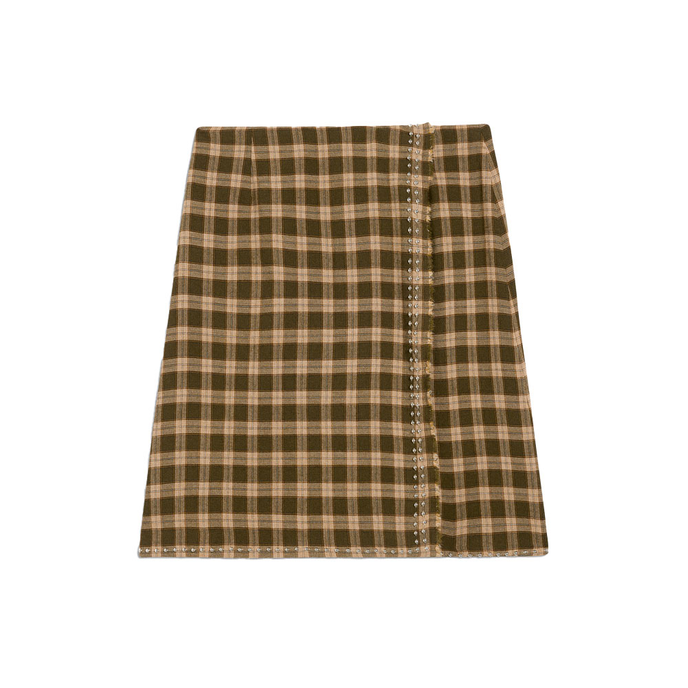 COSMIC SKIRT JADE/OCRE/OYSTER