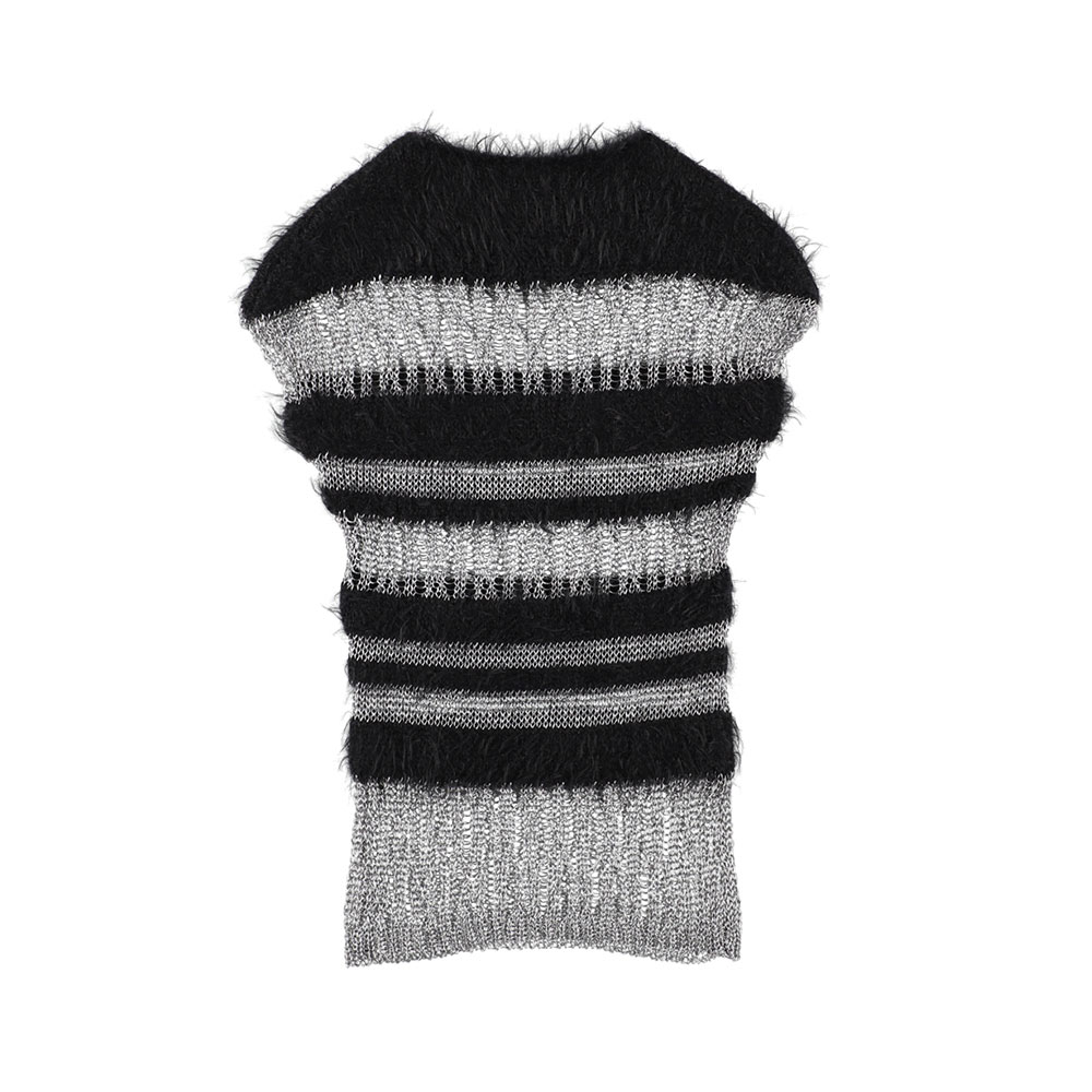 GG KNIT TEE BLACK