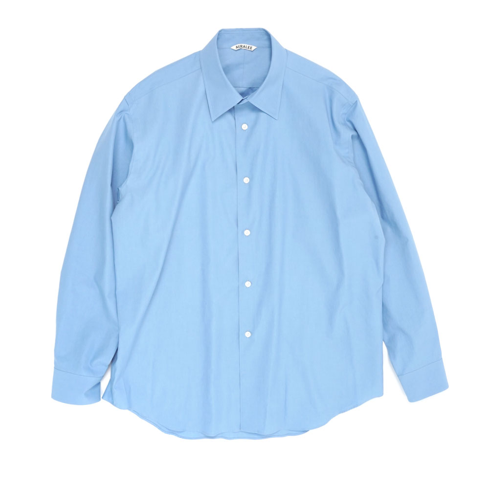WASHED	FINX TWILL SHIRT BLUE A25AS01TN