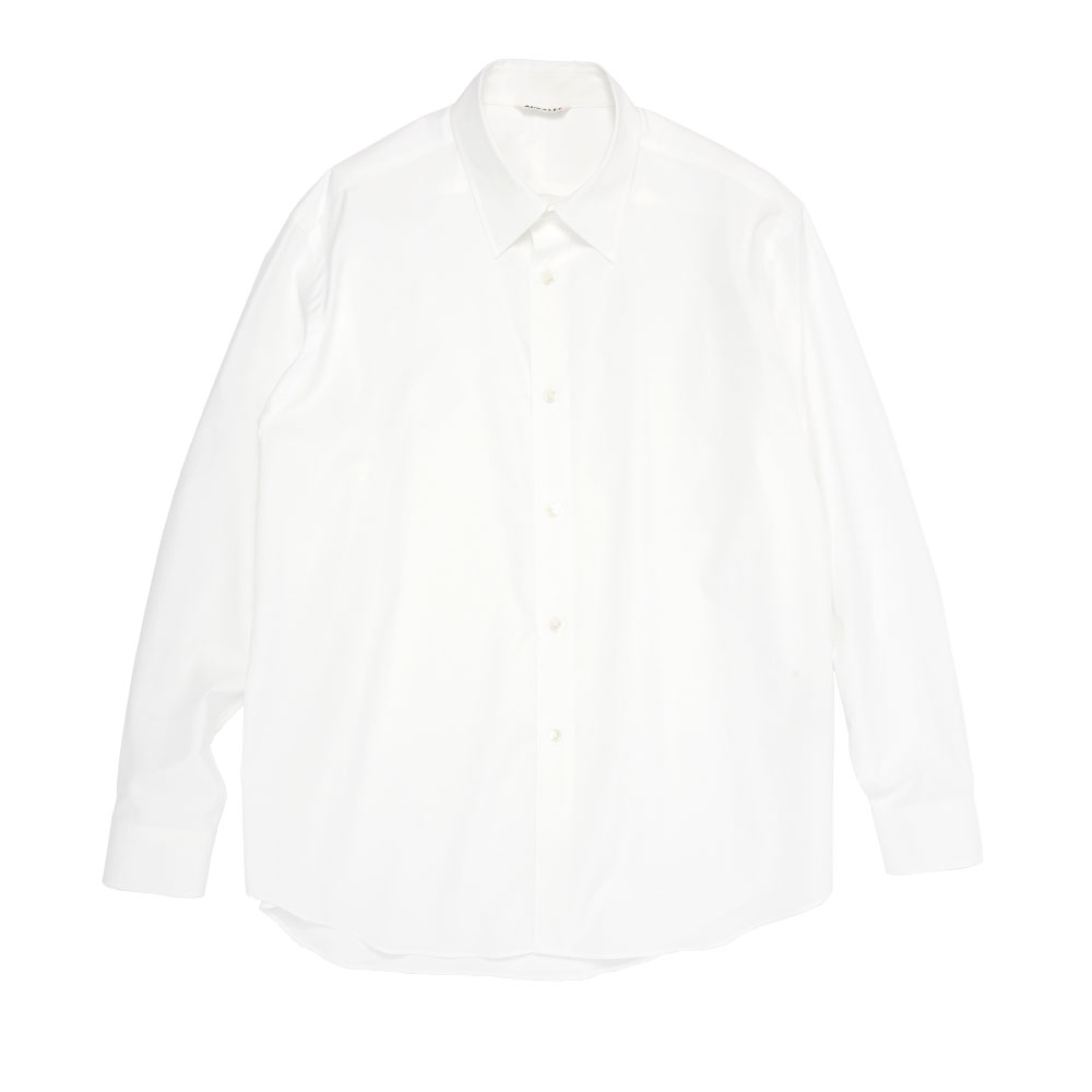 WASHED	FINX TWILL SHIRT WHITE A25AS01TN