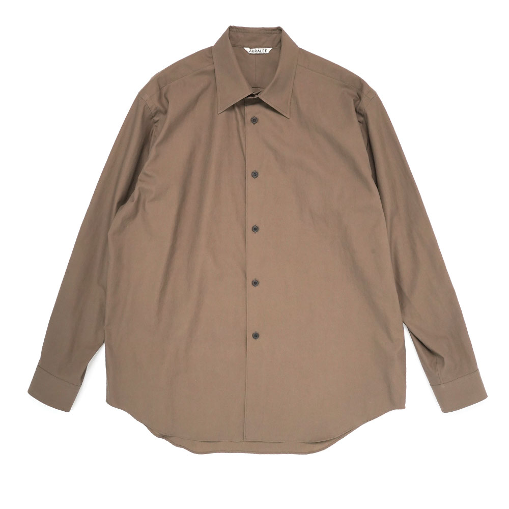 WASHED FINX TWILL SHIRT BROWN A25AS01TN
