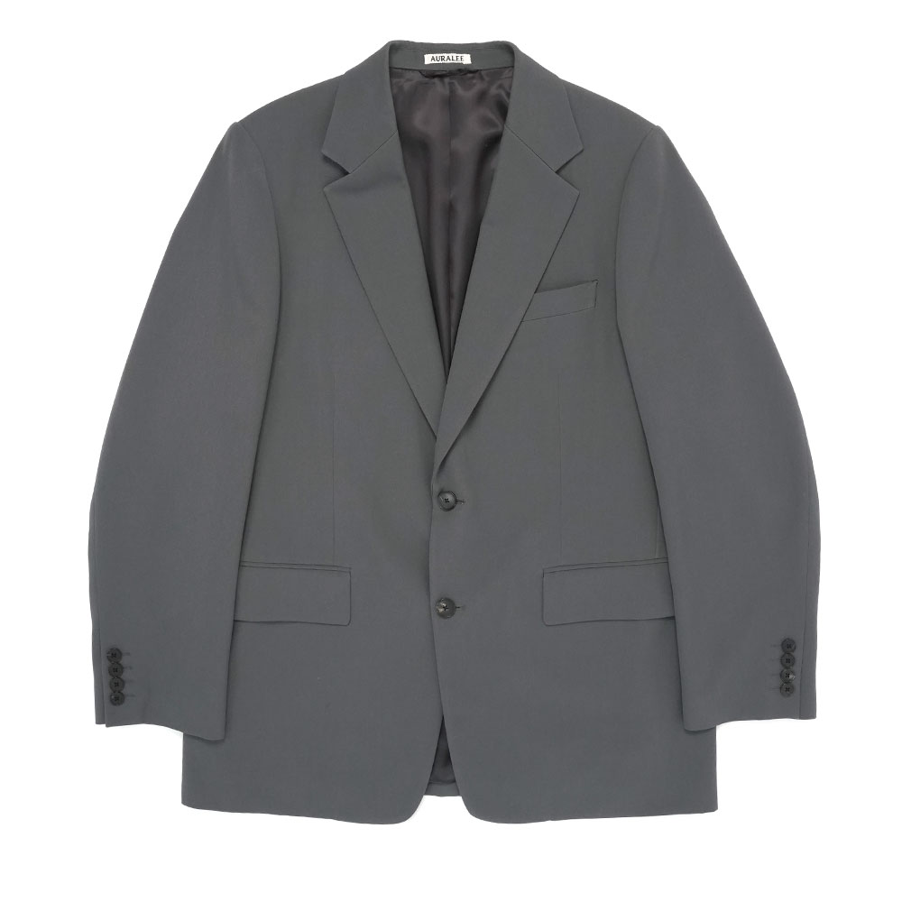 LIGHT WOOL MAX GABARDINE JACKET DARK GRAY A25AJ01MG
