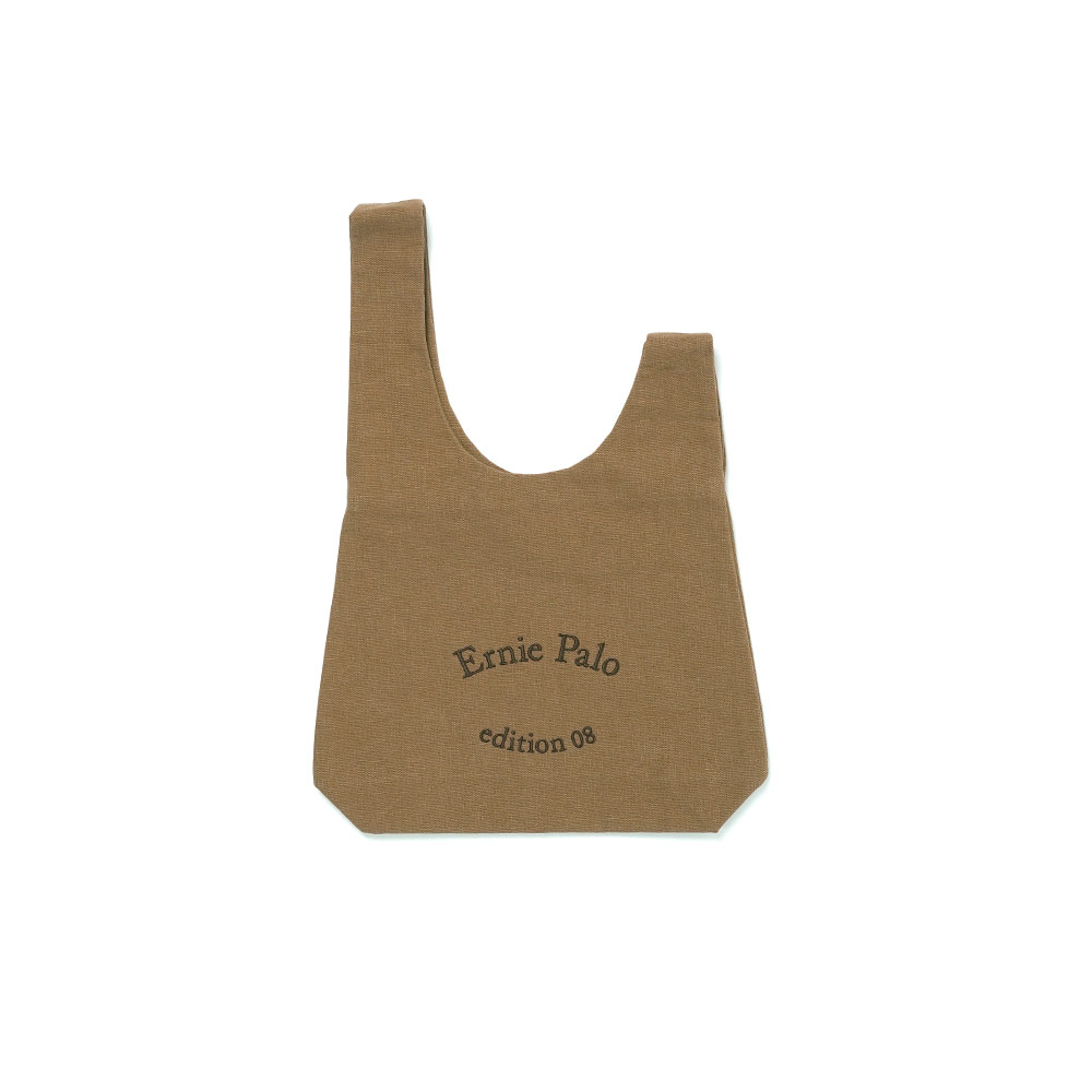 ERNIE PALO LOGO BAG SMALL CAMEL