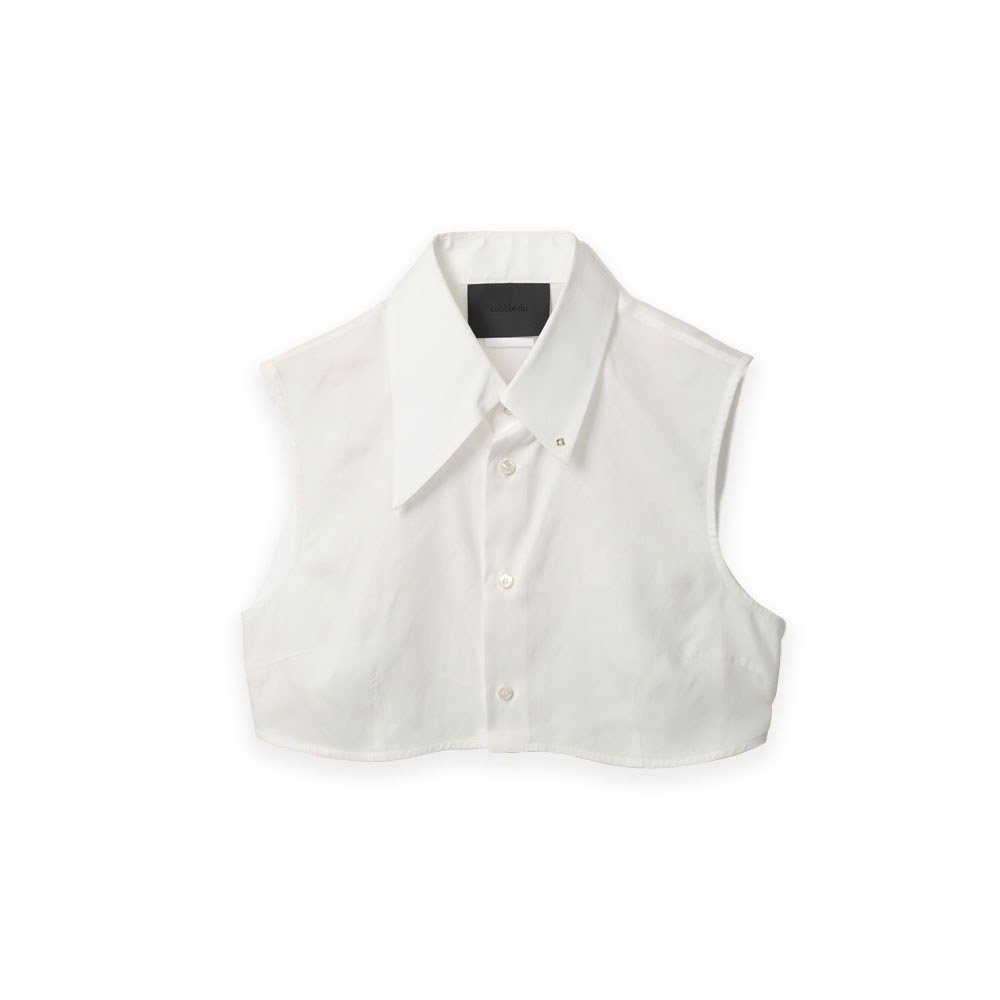 STIFF INNER COLLAR WHITE