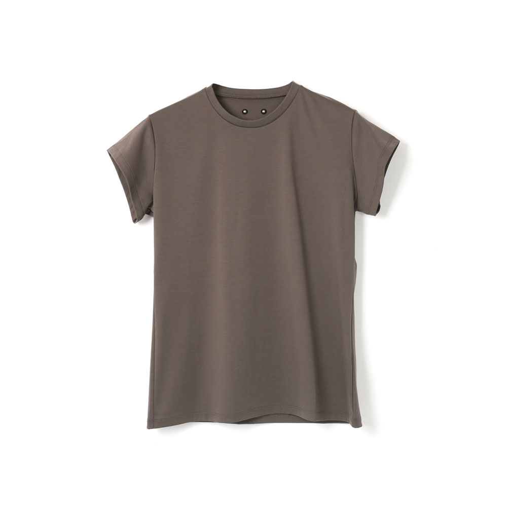 FITTED T-SHIRTS CHARCOAL GRAY