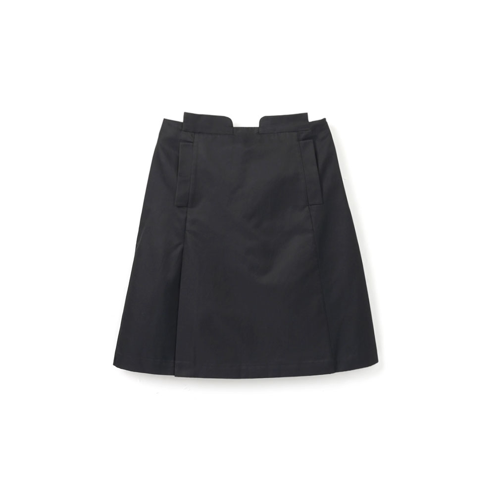 FILE SKIRT BLACK