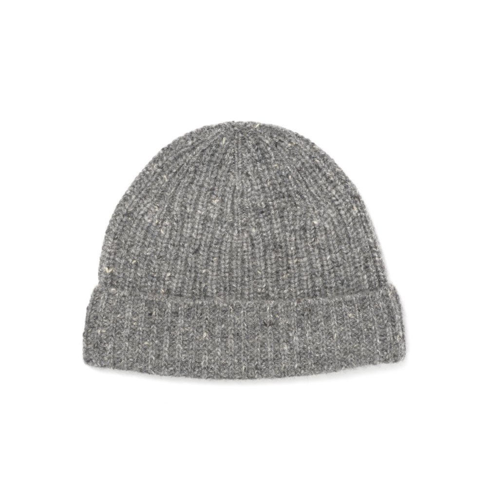 CASHMERE NEP KNIT CAP MIX GRAY A26AC08NE