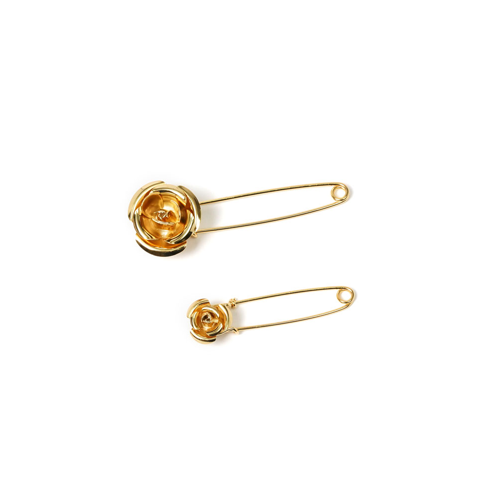 GOLD ROSE PIN GOLD