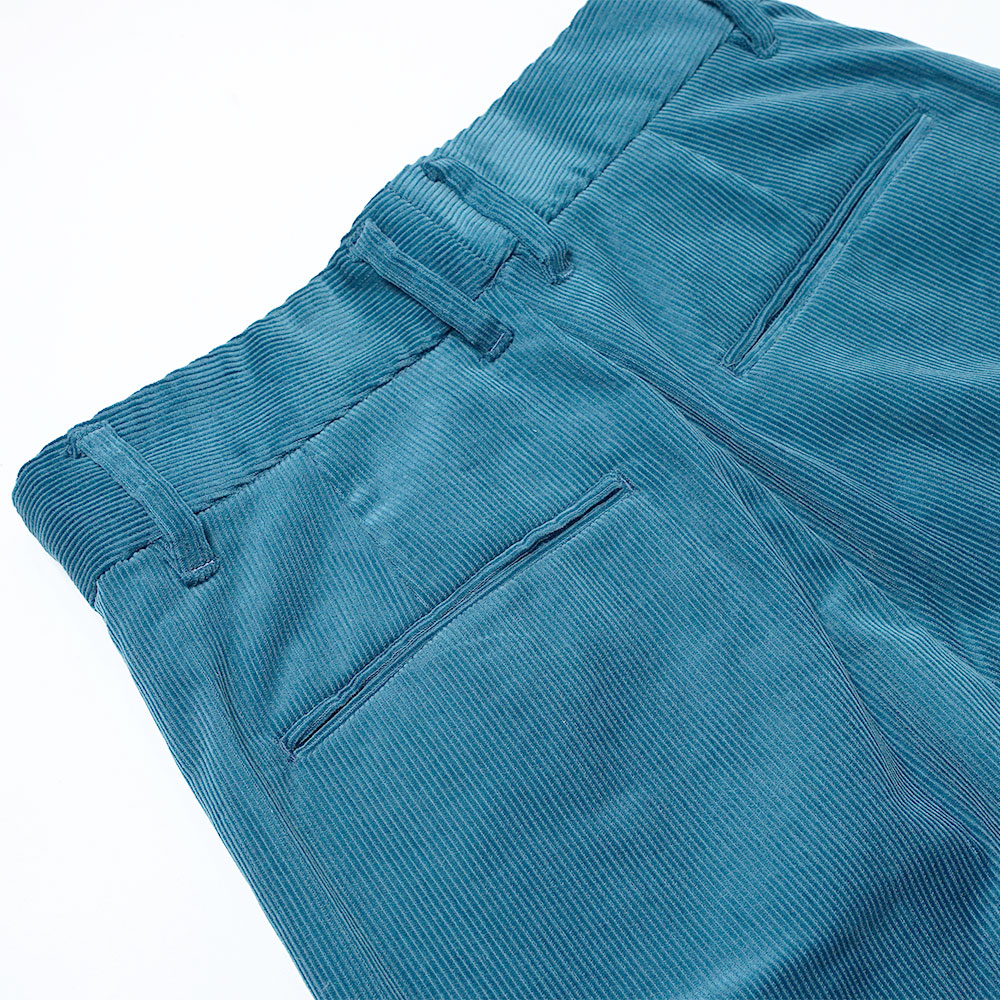 JKPT STORE / CORDUROY WIDE SLACKS BLUE _