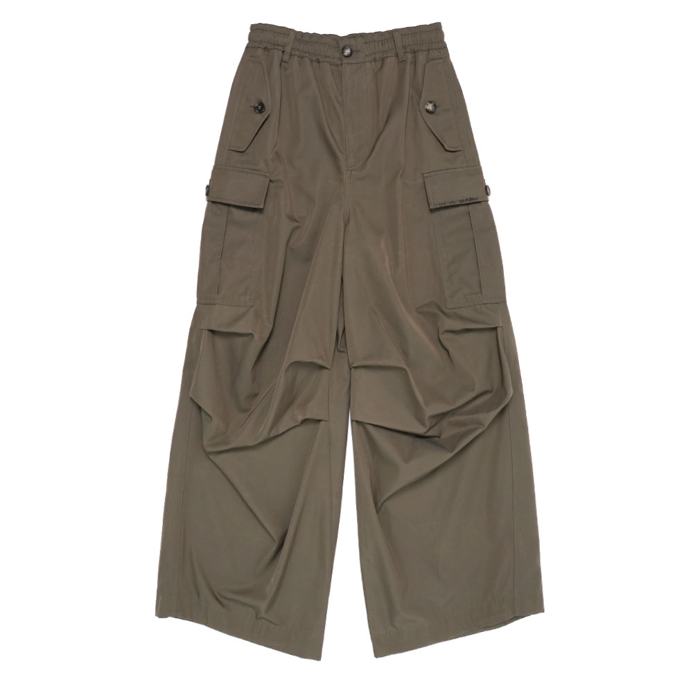 WATER REPELLENT TAFFETA CARGO PANTS DEEP SAGE