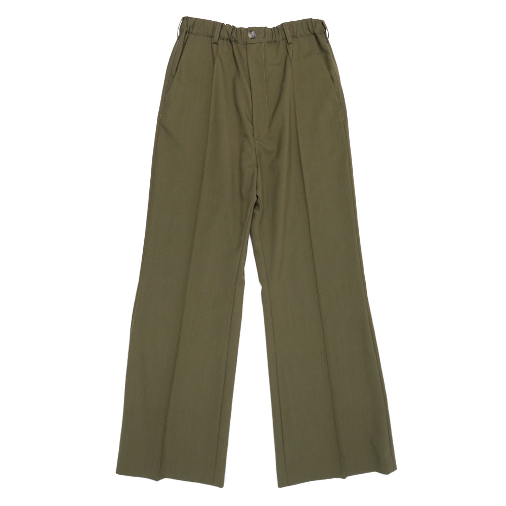 TROPICAL WOOL TROUSERS DEEP SAGE