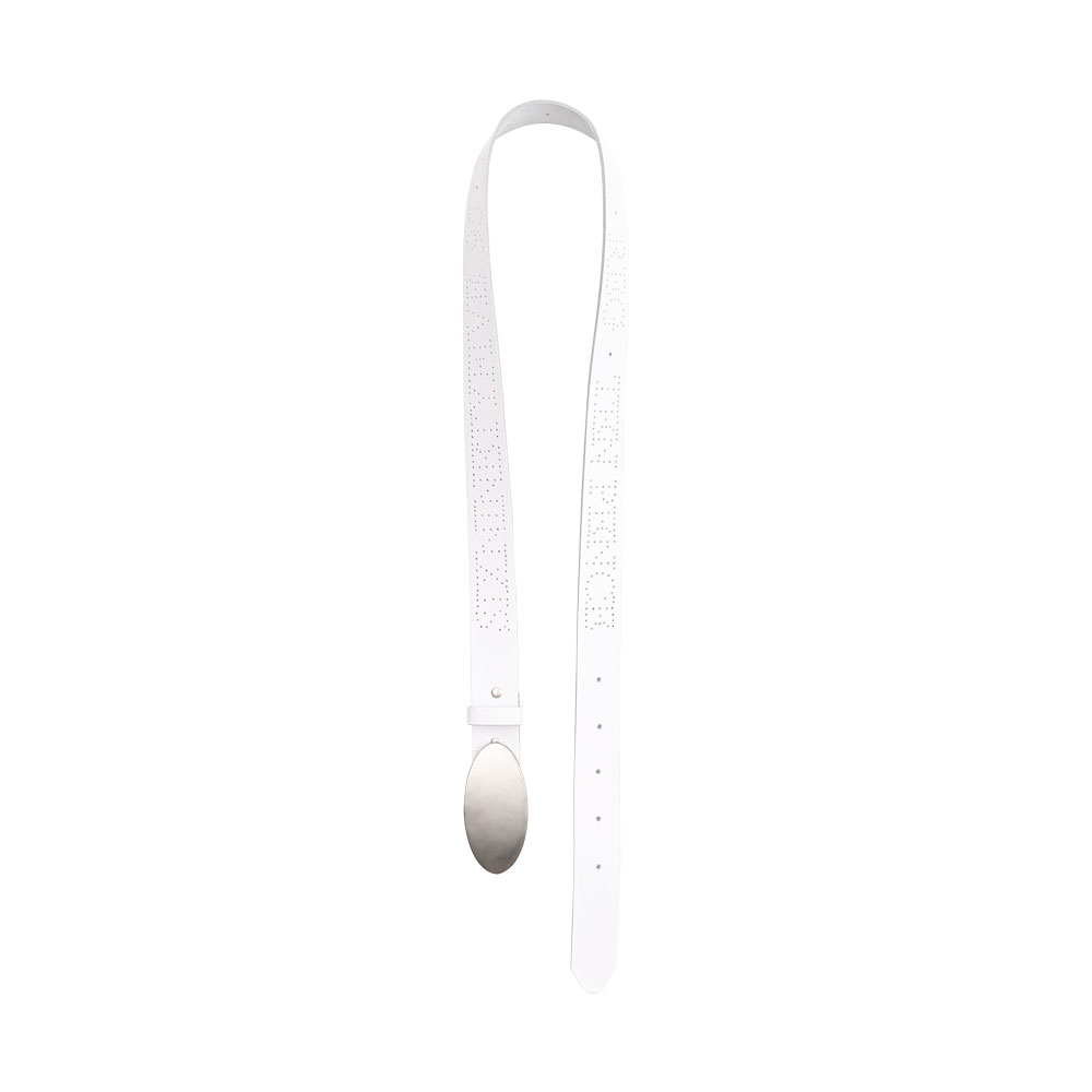 SOUVENIR BELT ＋ PERFORATION WHITE