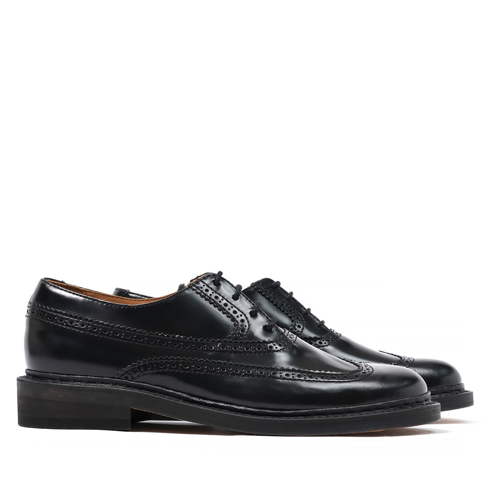BROGUE PARADE BLACK LEATHER