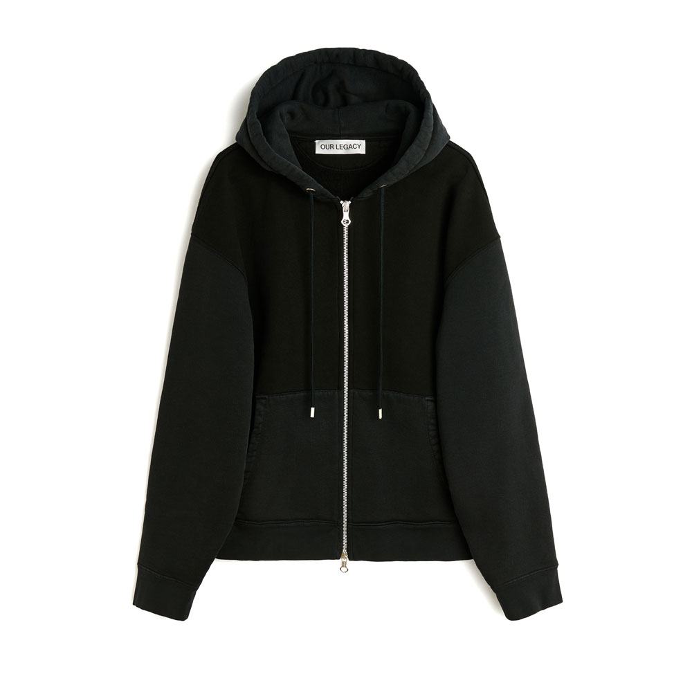 RASCAL HOOD PIGMENT BLACK HEFTY FLEEE