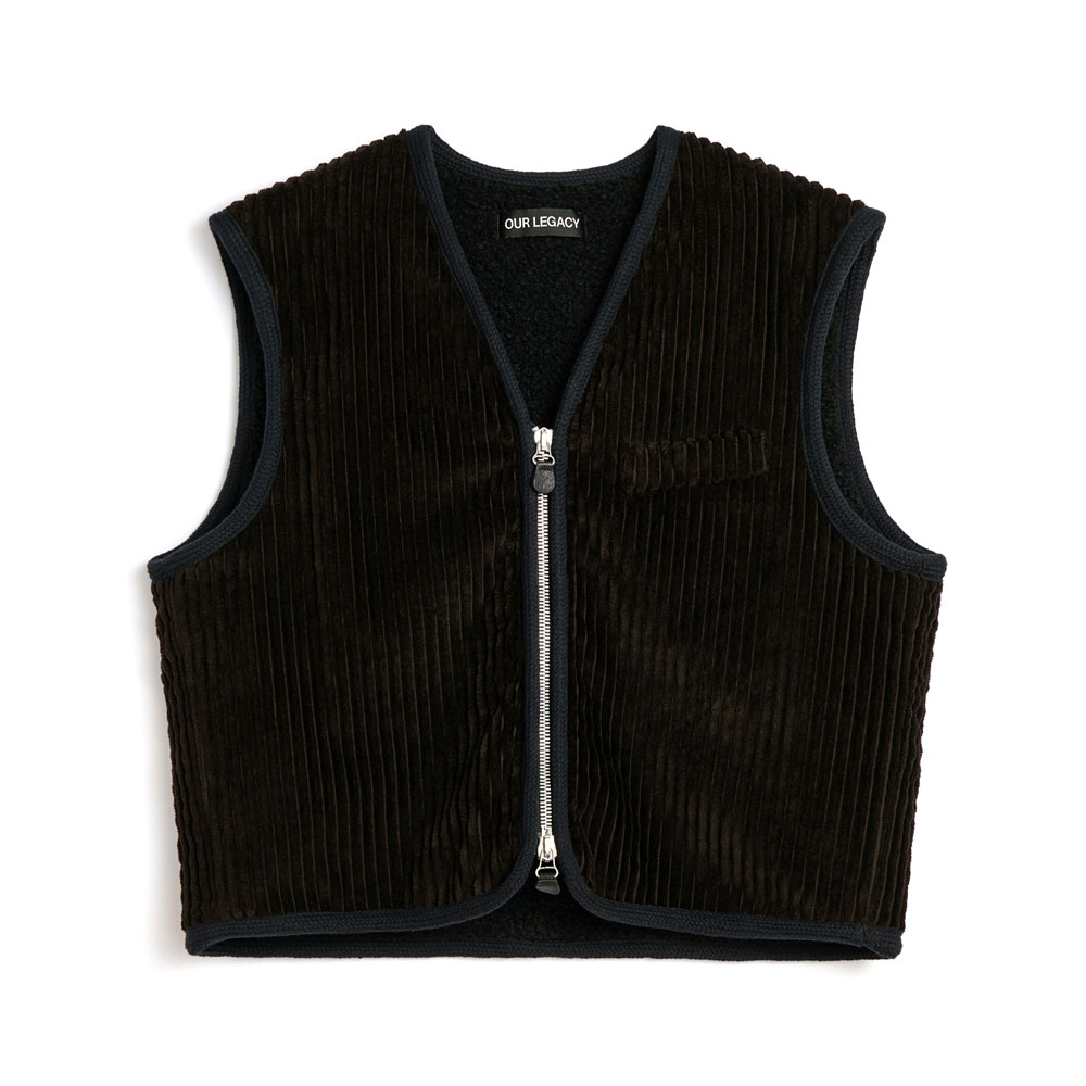 TOP VEST PROFOUND BROWN MAMMOTH CORD
