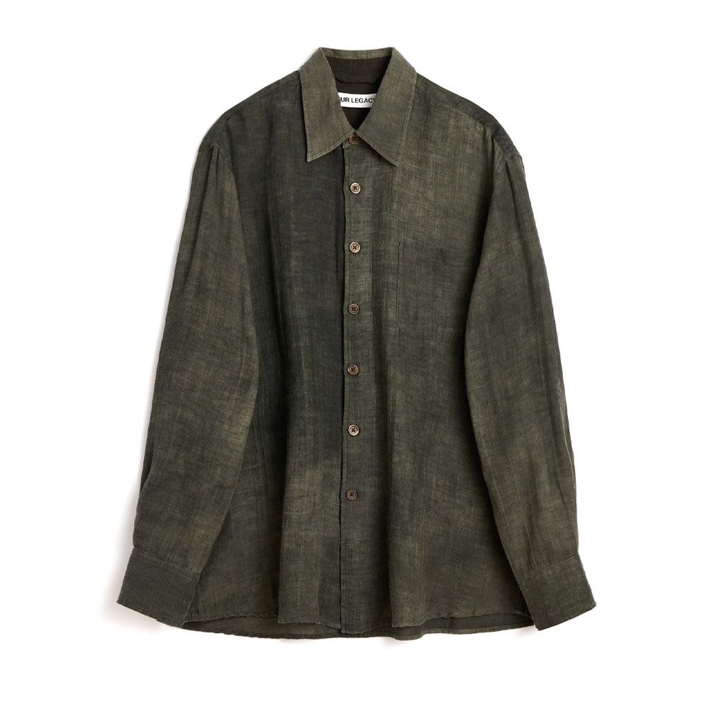ABOVE SHIRT DARK CLOUD SPARSE COTTON WOOL