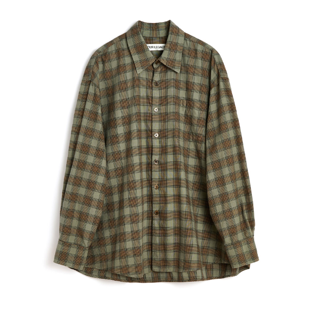 BORROWED SHIRT LOWA FLANNEL CHECK