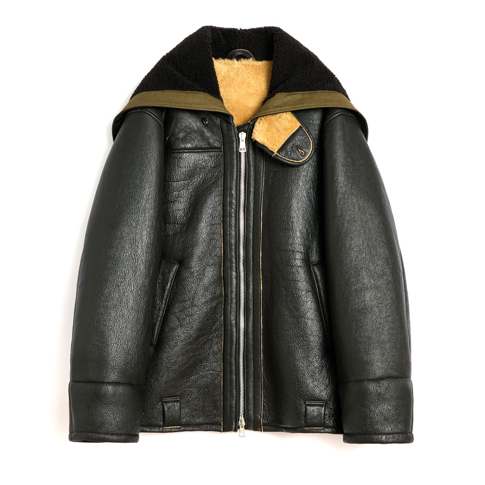 BLIZZARD JACKET NATURAL AVIATOR SHEARING