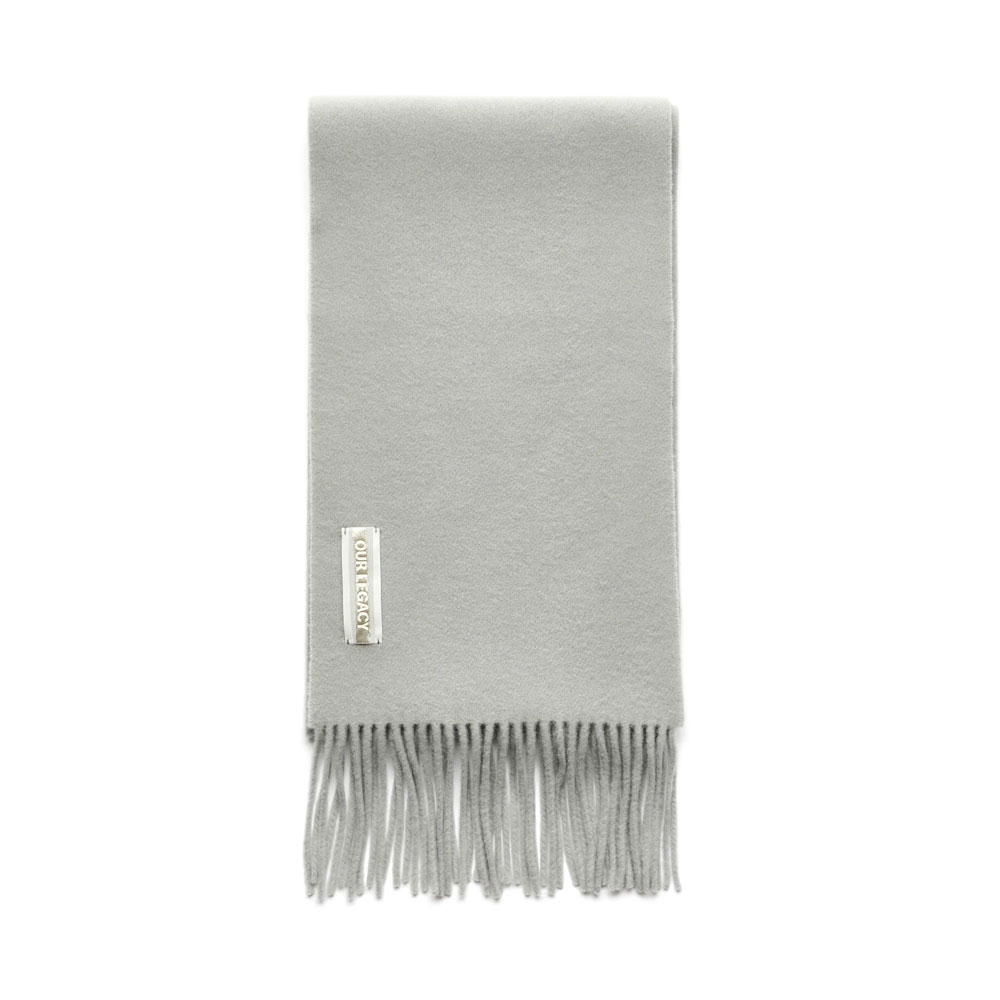 ESTATE SCARF BLUE SKY DOUBLE WOOL