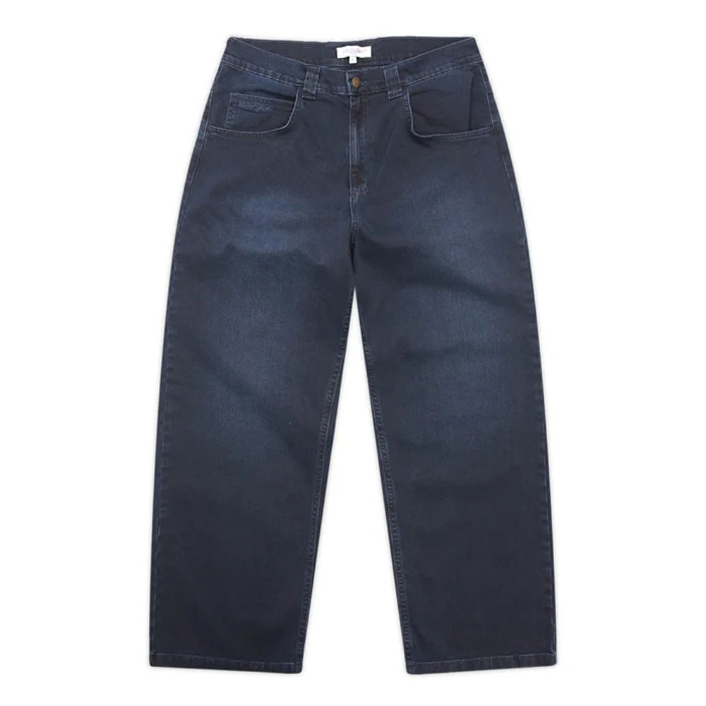 IVORY SLUB JEANS DARK DENIM