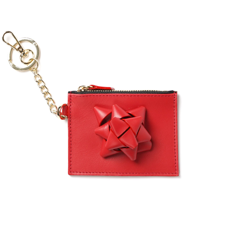 PRESENT COIN POUCH RED