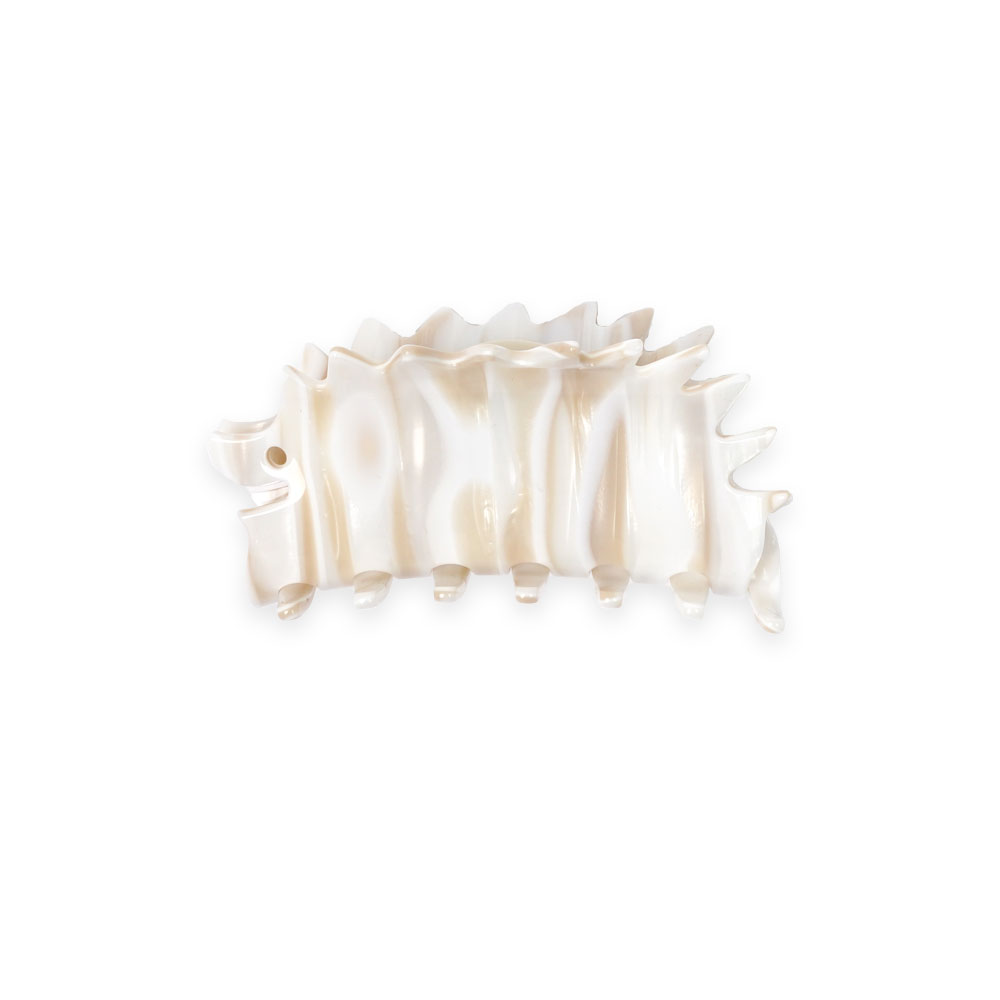 SPIKE CLAW CLIP ECRU