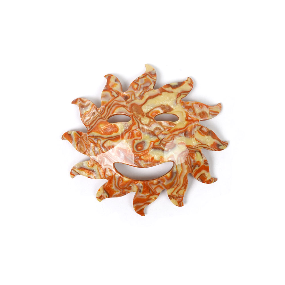 SMIZE HAIR BARETTE APRICOT