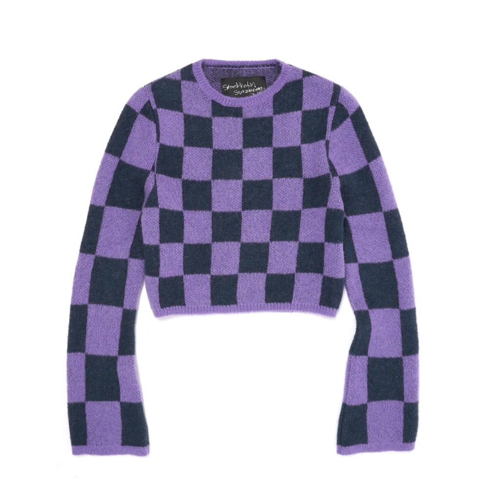 YOKO TOP PURPLE CHECK