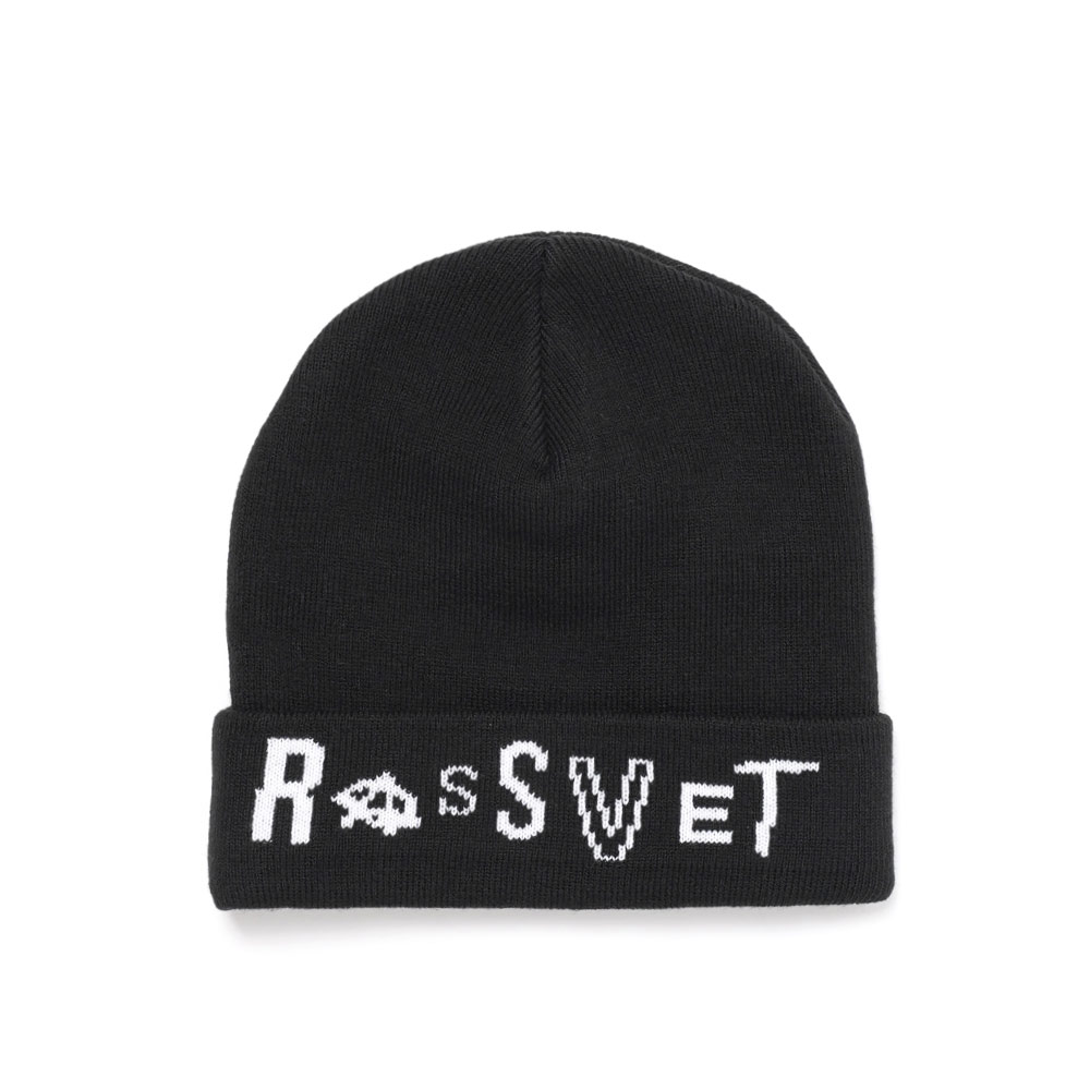 RASSVET LOGO BEANIE BLACK