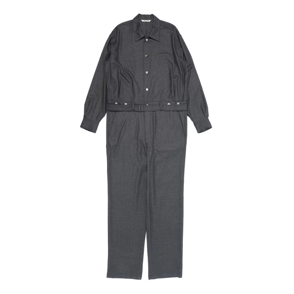 SUPER LIGHT WOOL JUMPSUIT TOP CHARCOAL A25AJ03OS