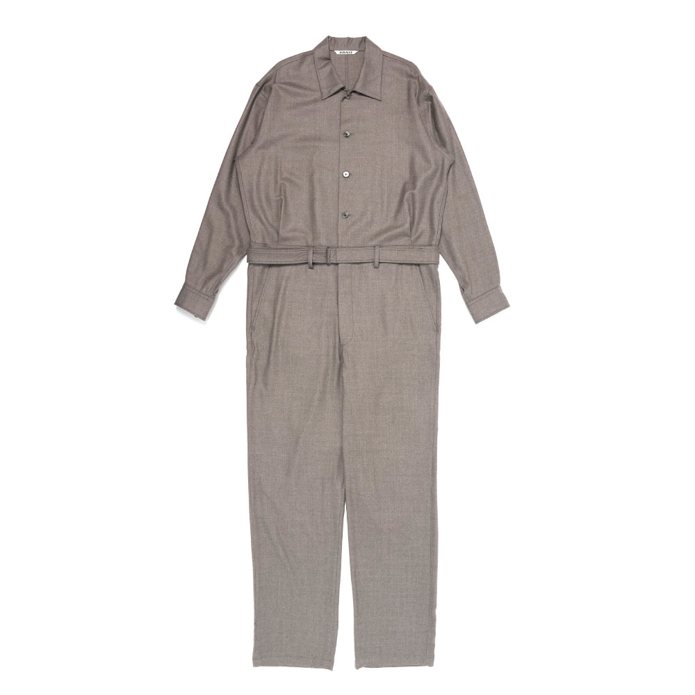 SUPER LIGHT WOOL JUMPSUIT TOP BROWN A25AJ03OS