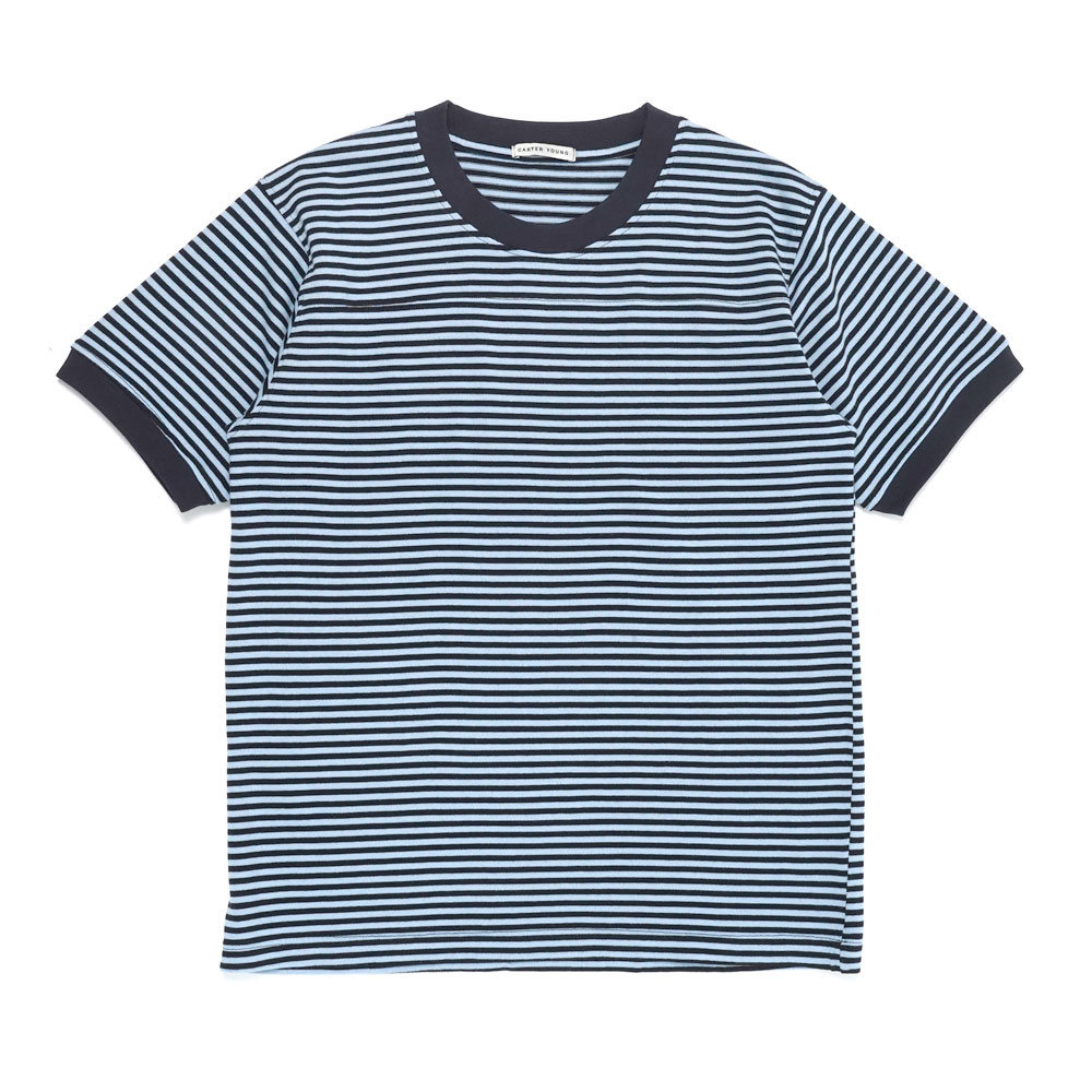 FOOTBALL TEE BLACK/ICE STRIPE