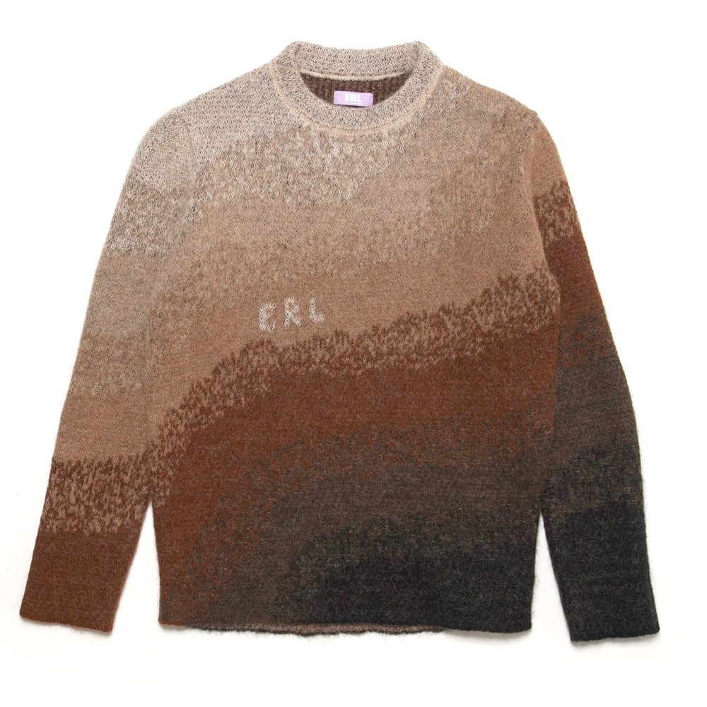 MENS BOWY SWEATER KNIT ERL03N003 BROWN